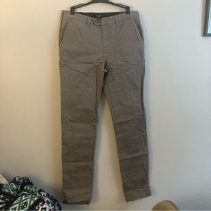 Ted baker Men’s Grey Chinos 30R (really 32x33)